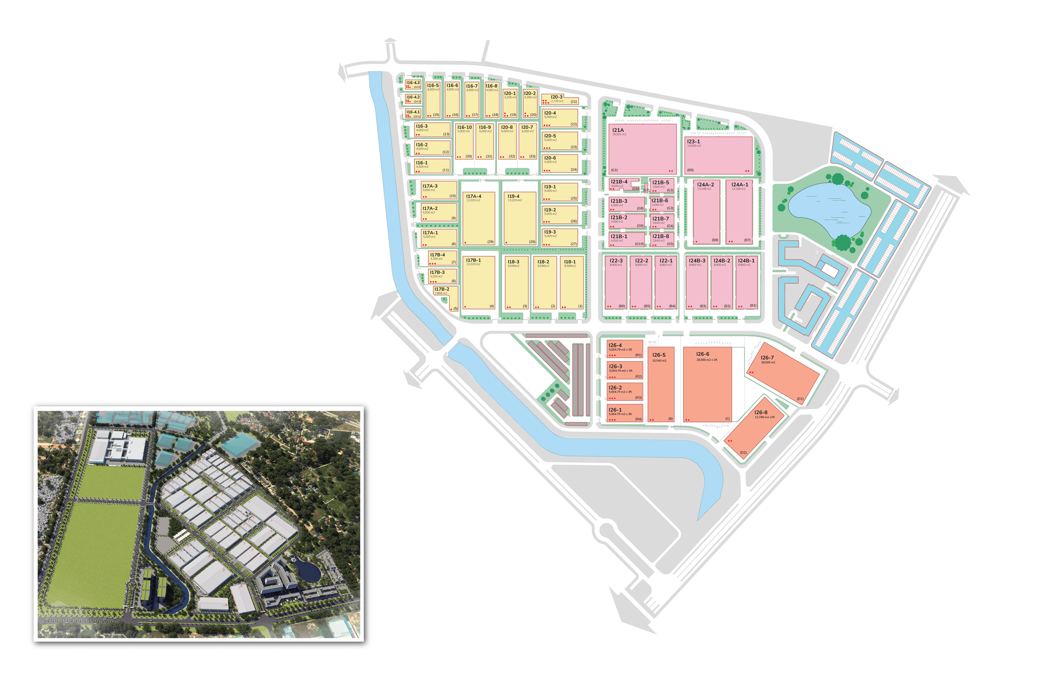 Bản đồ quy hoạch 2D giai đoạn 1
